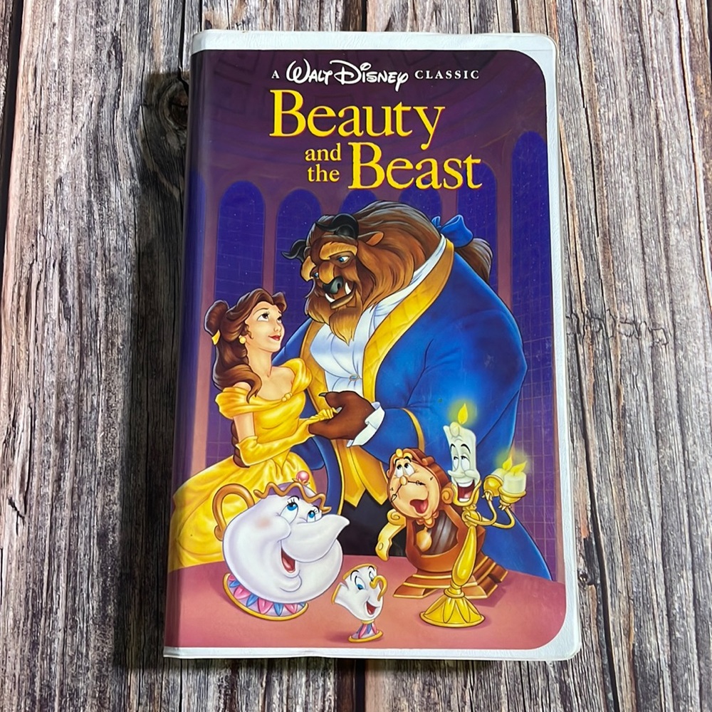 Rare Disney Beauty and the Beast Black Diamond VHS